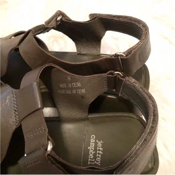 Jeffrey Campbell Anthropologie Poisson Fisherman Sandals - Picture 6 of 9